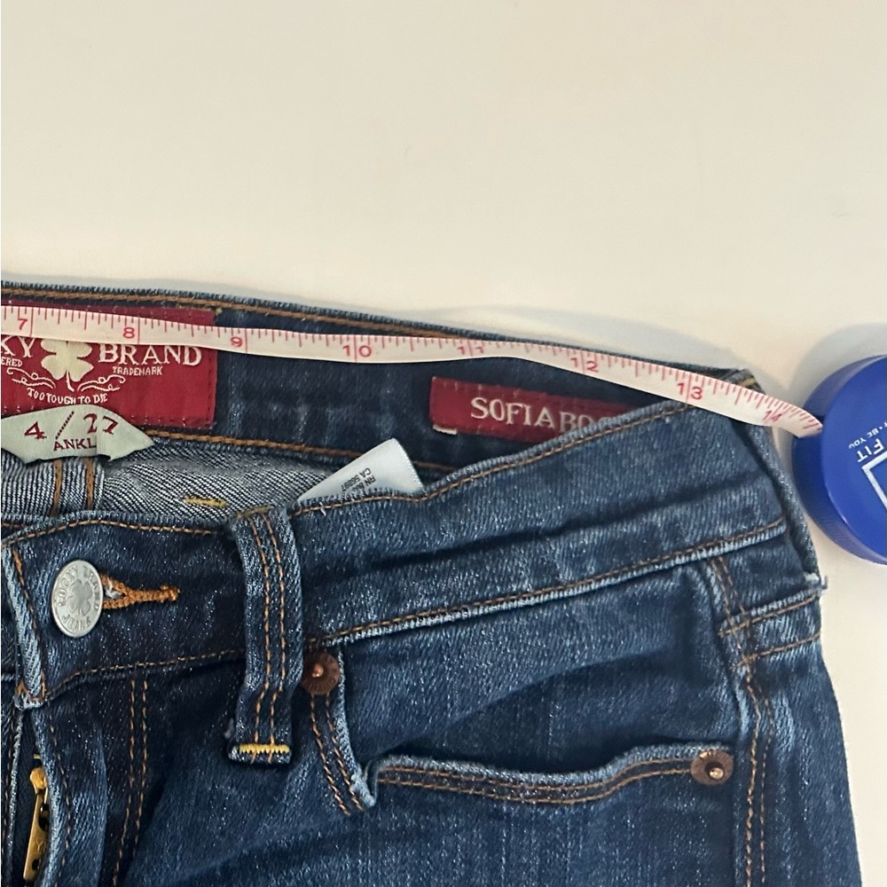 Lucky Brand Dark Blue Sofia Bootcut Jeans size 4, 27 inseam - Picture 8 of 8